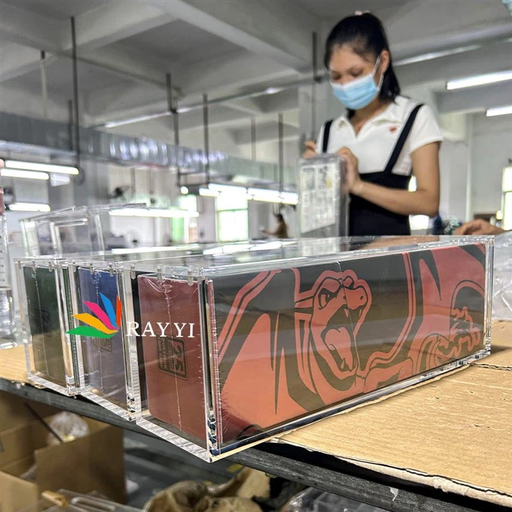 Acrylic Display Case For Pokemon Traditional Chinese 5th Anniversary Premium Card Set Box