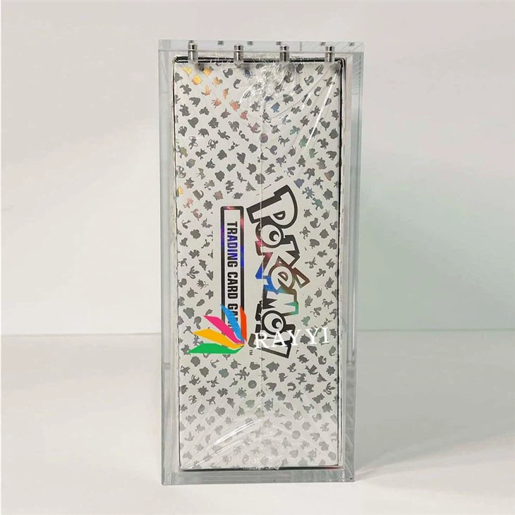 Acrylic Display Case For Pokemon Traditional Chinese 5th Anniversary Premium Card Set Box